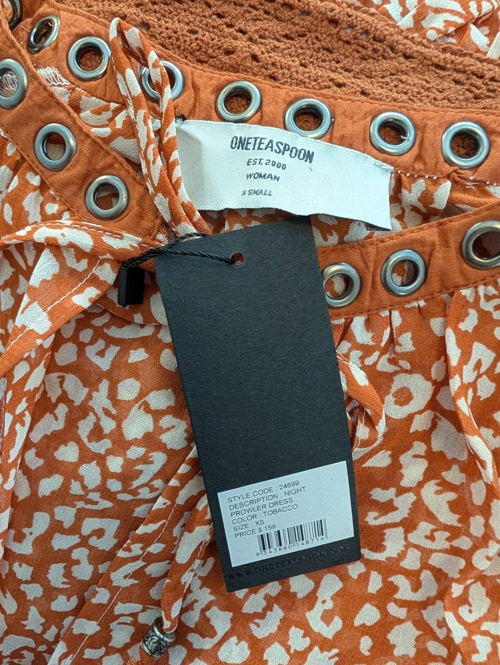 NWT One Teaspoon Night Prowler Dress - Tobacco - Picture 5 of 5